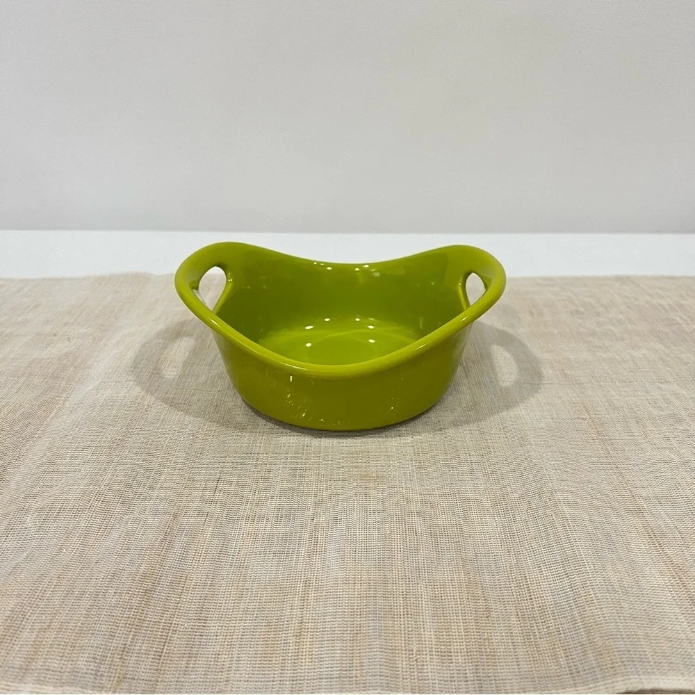 Rachel Ray Small Casserole 12 Oz. Lime Green Ceramic Serving Bowl Bakeware